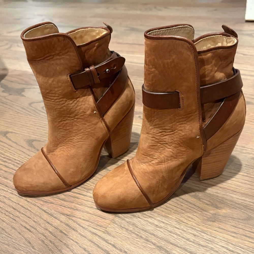 Rag & Bone Kinsey Suede Booties Size 5